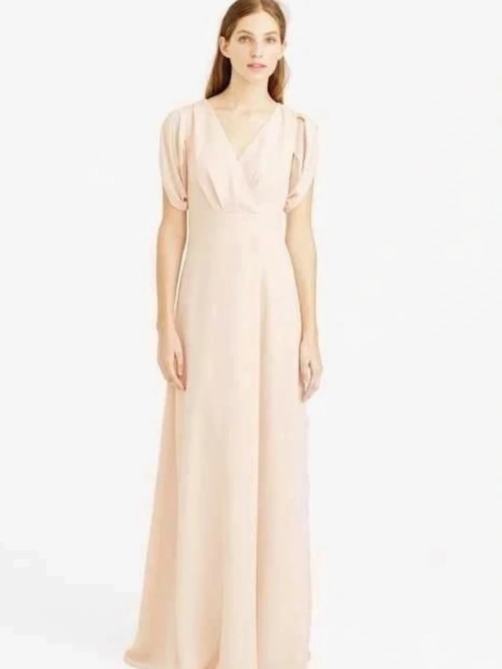 NWT J. Crew Maxi V-Neck Formal Dress - Elegant Evening